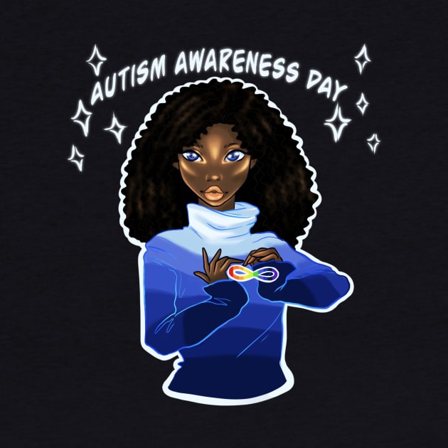 Black Girl Autism Awareness Day by Ebony Rose 